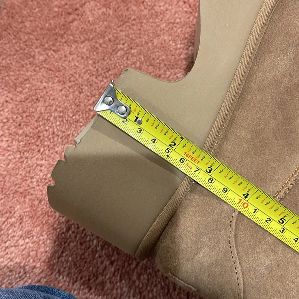 UGG Chestnut Suede Platform Ankle Boots - Picture 8 of 13